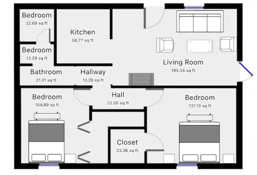Two-Bedroom Apartment