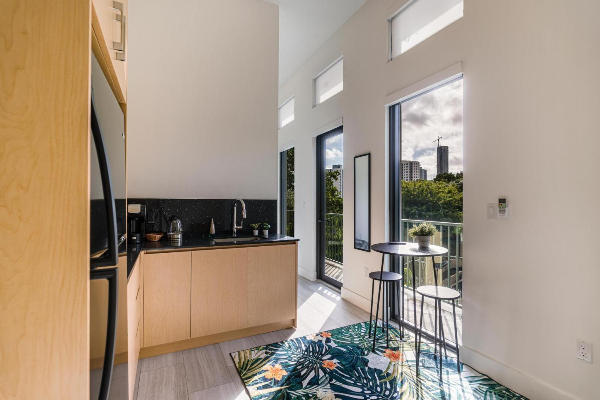 Studio with Balcony