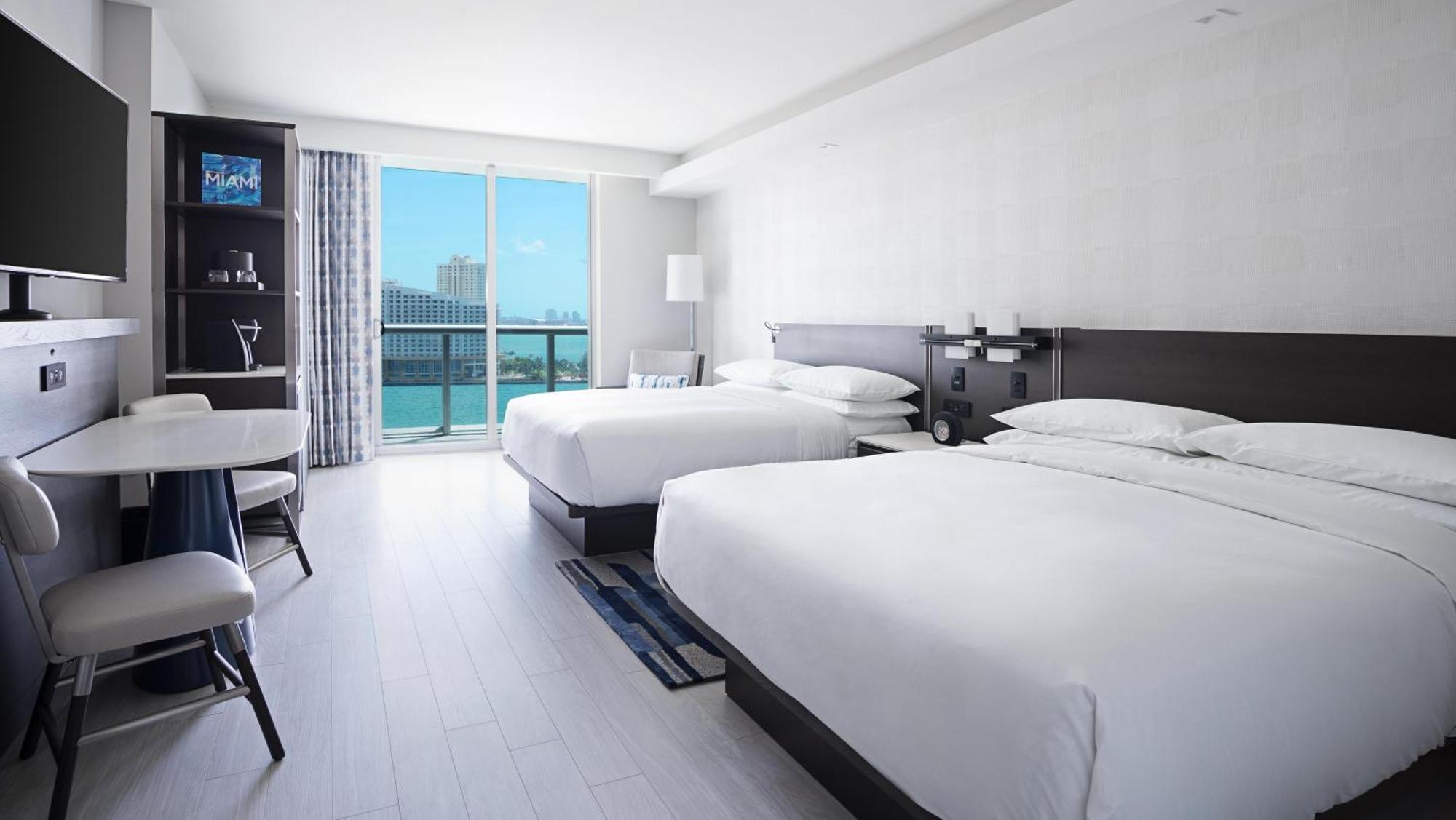 Queen Room Two Queen Beds Balcony Bay View
