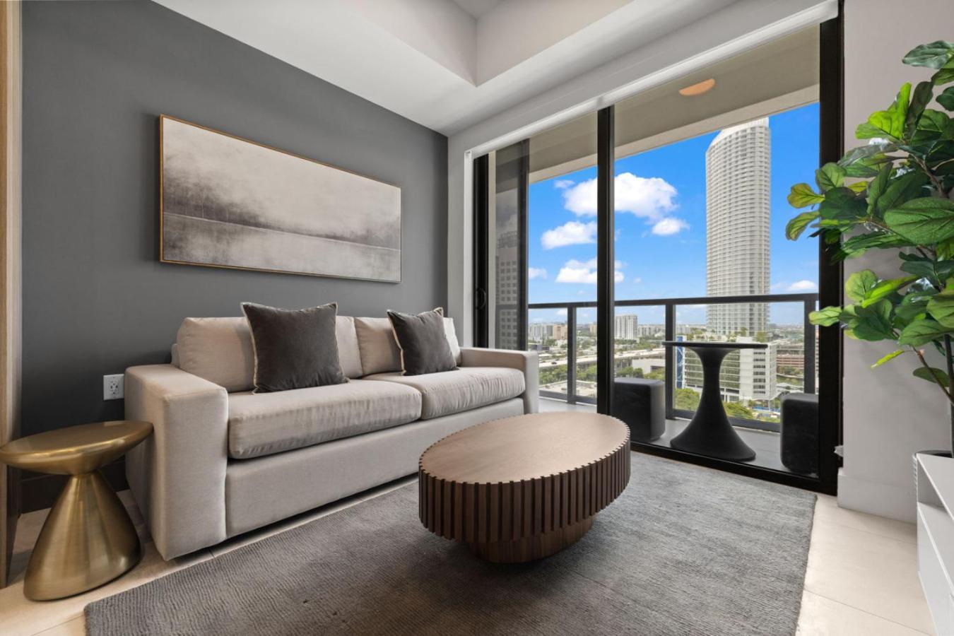 One-Bedroom Apartment Balcony