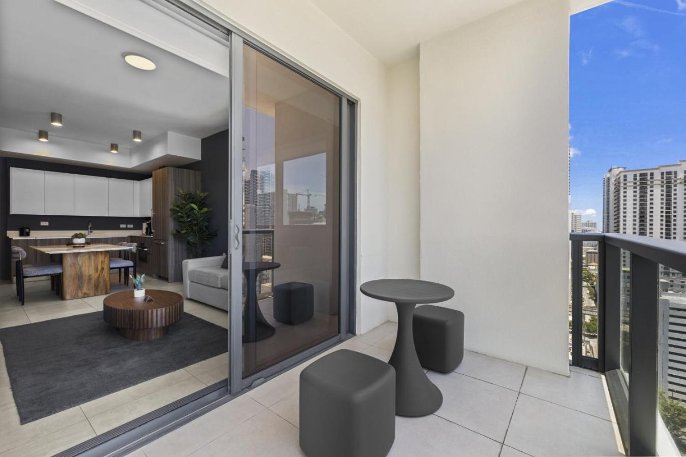 One-Bedroom Apartment Balcony